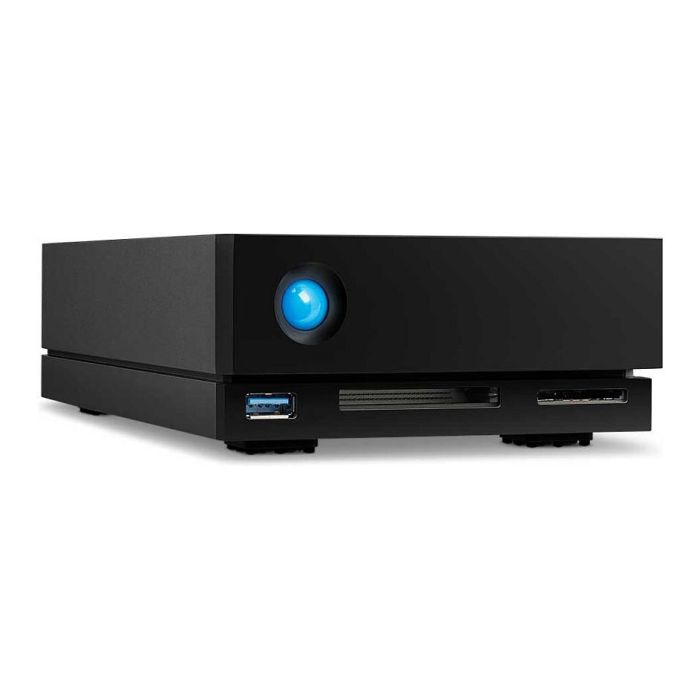 LaCie 1big Dock Disco Duro Externo 8TB 3.5" USB 3.2 Gen 1 / Thunderbolt 3 Estación de Acoplamiento con Lector de Tarjetas 8