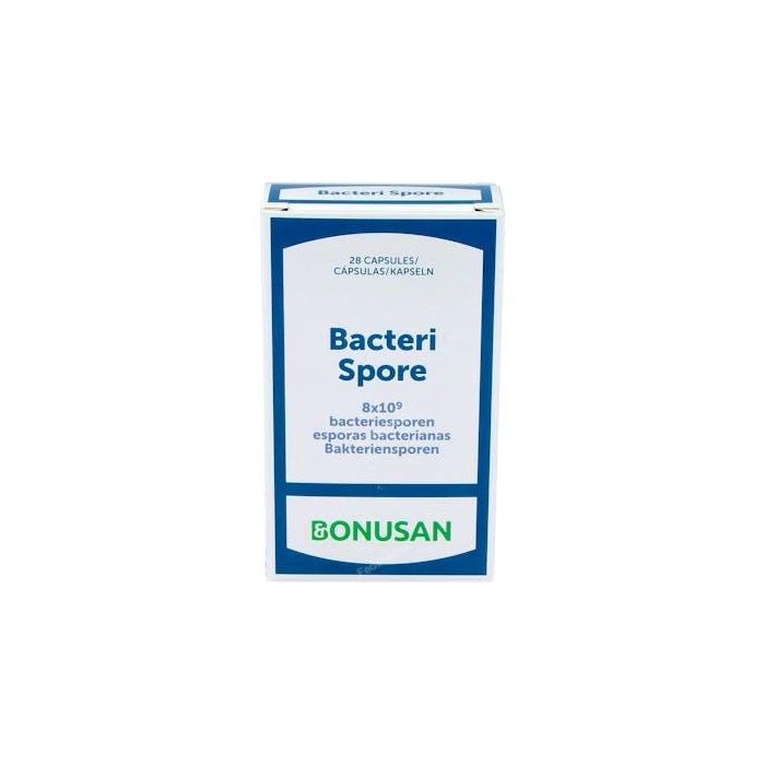 BONUSAN Bacteri Spore 28 cápsulas, 8 mil millones de esporas bacterianas resistentes al ácido, con Bacillus coagulans