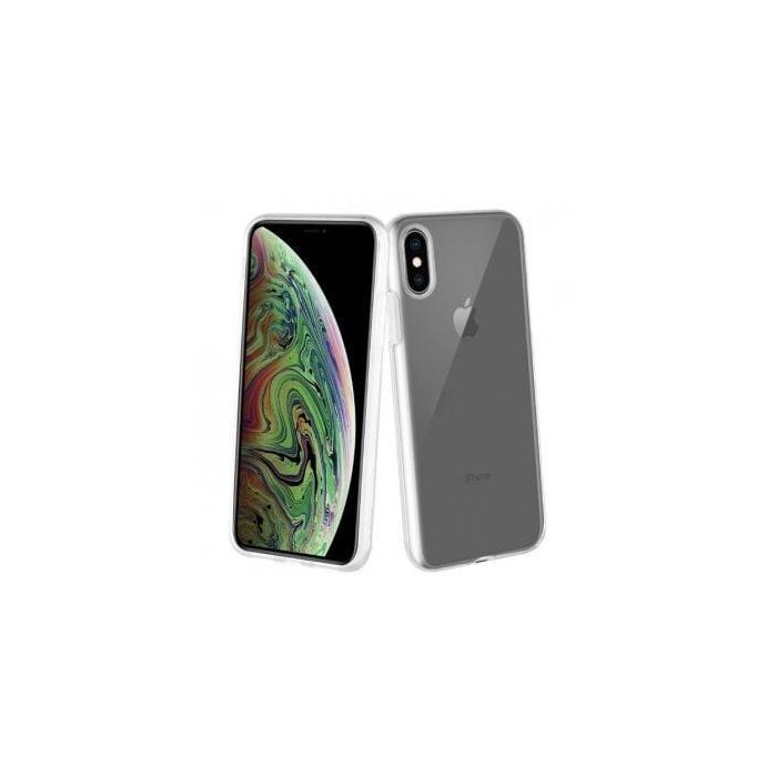 Funda Muvit For Change MCCRS0006 para iPhone X/ XS/ Transparente