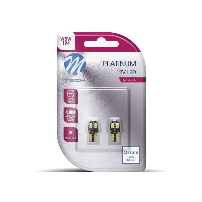 M-Tech L806 W W5W 4xSMD5630 Blanco Bombilla LED CANBUS 12V 2W 240Lm 0 M-Tech L806 W W5W 4xSMD5630 Blanco Bombilla LED CANBUS 12V 2W 240Lm 0