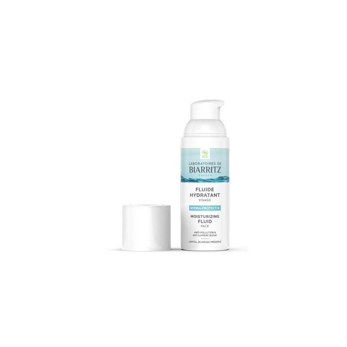 BIARRITZ Hydra Protect+ Fluido Facial Hidratante Bio 24h Piel Normal a Mixta 50ml