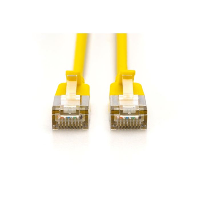 DIGITUS Patchkabel CAT 6A F/FTP Slim 0.50m gelb 3 DIGITUS Patchkabel CAT 6A F/FTP Slim 0.50m gelb 3