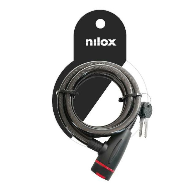 Candado de llave Nilox NXPLCABLELOCK Negro