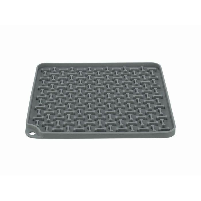 Comedero para Mascotas Trixie Gris oscuro Silicona 20 × 20 CM