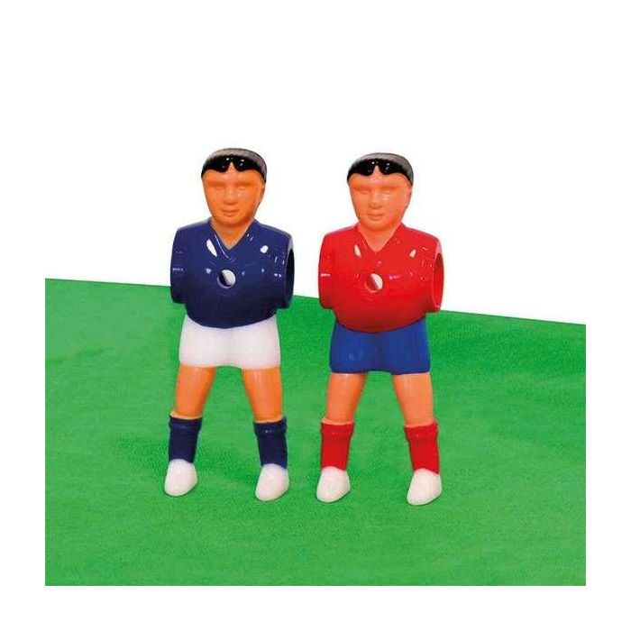 Ociotrends Set 22 Jugadores Piernas Abiertas España-Italia - Figuras Fútbol Material ABS para Montar, Edad 8+ Años 4