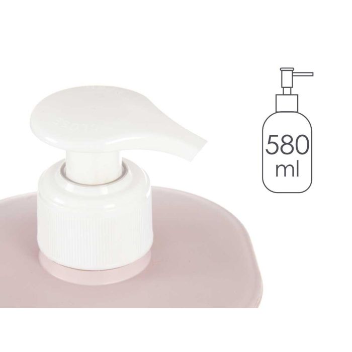 Dosificador plástico baño 580 ml rosa Berilo - 16.5x71x9 cm (36 Unidades) 3 Dosificador plástico baño 580 ml rosa Berilo - 16.5x71x9 cm (36 Unidades) 3
