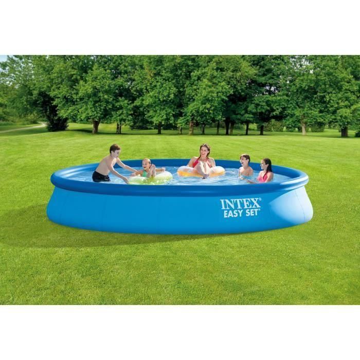 Kit de piscina independiente redondo Easy Set de INTEX - 457,2 x 83,82 cm 3 Kit de piscina independiente redondo Easy Set de INTEX - 457,2 x 83,82 cm 3