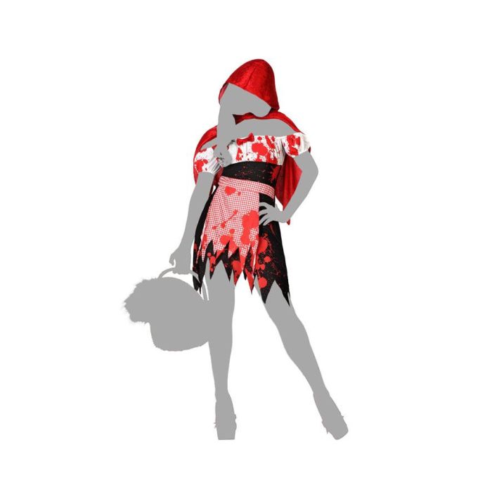 Disfraz Caperucita Roja Sangrienta Mujer Adulto M-L 2 Disfraz Caperucita Roja Sangrienta Mujer Adulto M-L 2