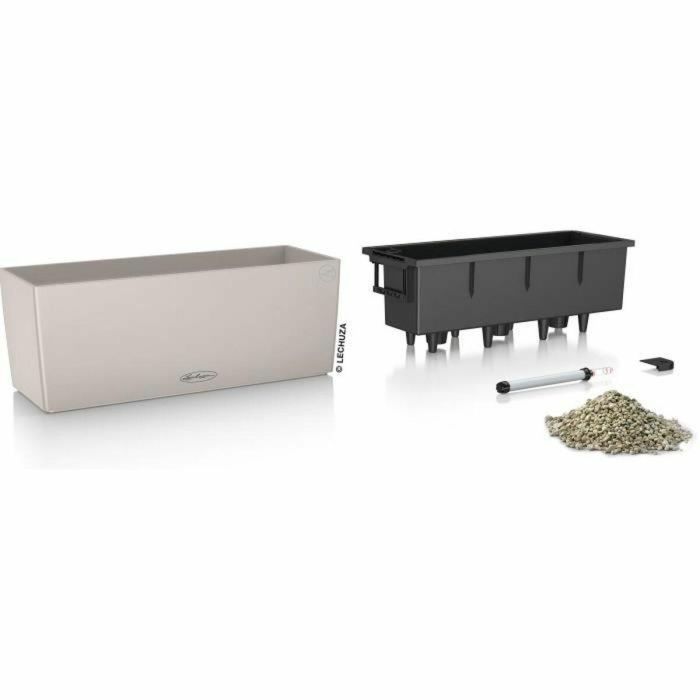Lechuza 15696 Jardinera - Balconera color 50 - Kit completo - Marrón arena - 8 L 2