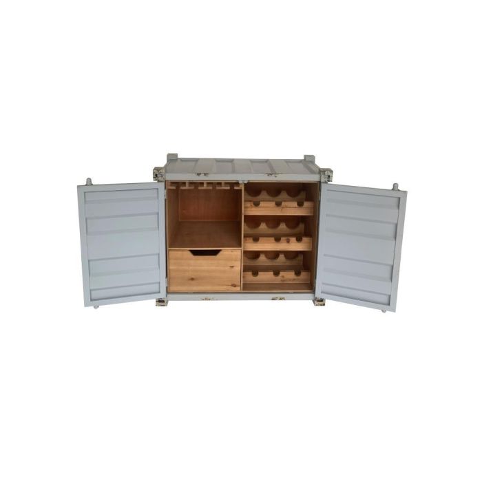 Botellero Vintage DKD Home Decor Gris 41 x 64 x 77 cm 1