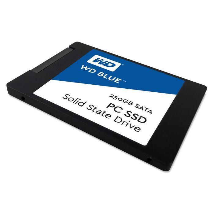 Western Digital 250 GB, 2.5", SATA 6Gb/s, 540/500 MB/s 1 Western Digital 250 GB, 2.5", SATA 6Gb/s, 540/500 MB/s 1