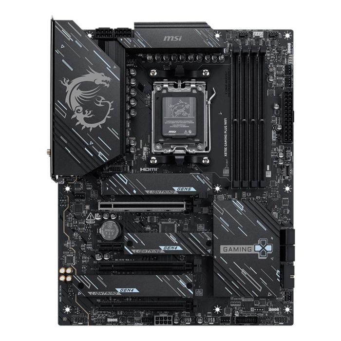 MSI X870E GAMING PLUS WiFi Placa Base AMD X870E AM5 para Ryzen 7000/8000/9000 DDR5 ATX Wi-Fi 7 1 MSI X870E GAMING PLUS WiFi Placa Base AMD X870E AM5 para Ryzen 7000/8000/9000 DDR5 ATX Wi-Fi 7 1