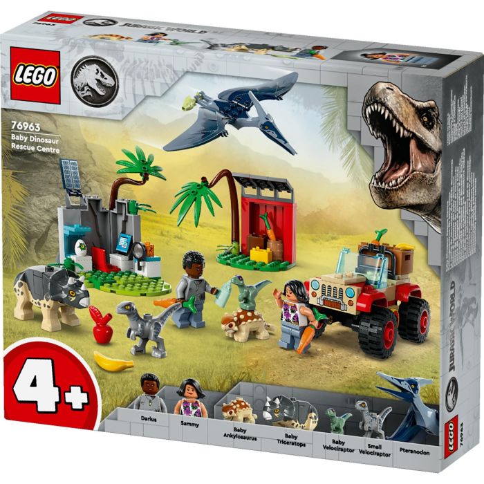 LEGO 76963 Jurassic World Centro de Rescate de Bebés Dinosaurios, Juguete con Figuras de Triceratops y Velociraptor 10 LEGO 76963 Jurassic World Centro de Rescate de Bebés Dinosaurios, Juguete con Figuras de Triceratops y Velociraptor 10