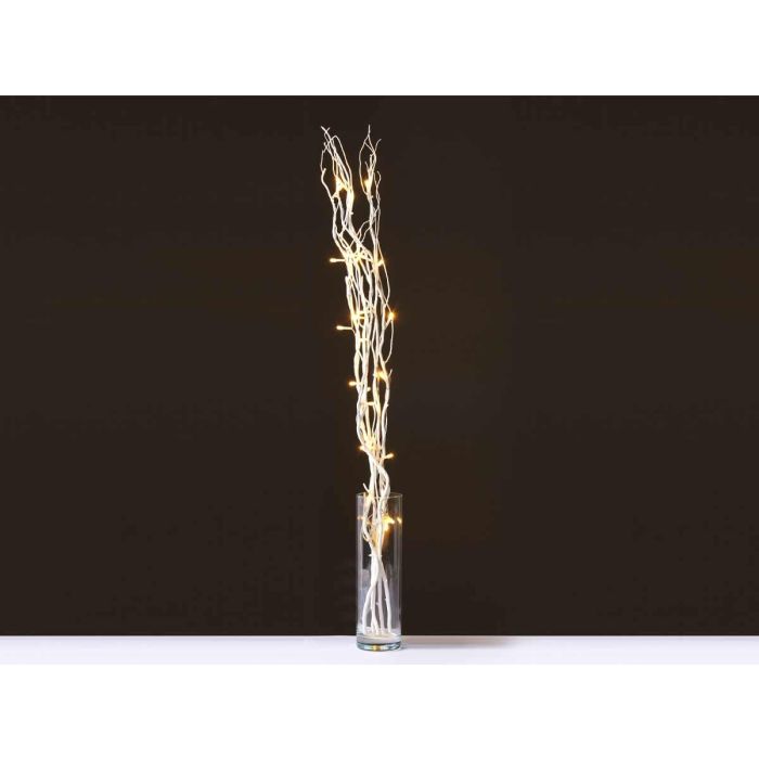 Ramillete Varas Blanco 30 Leds 90Cm Giftdecor (Set de 12) 2