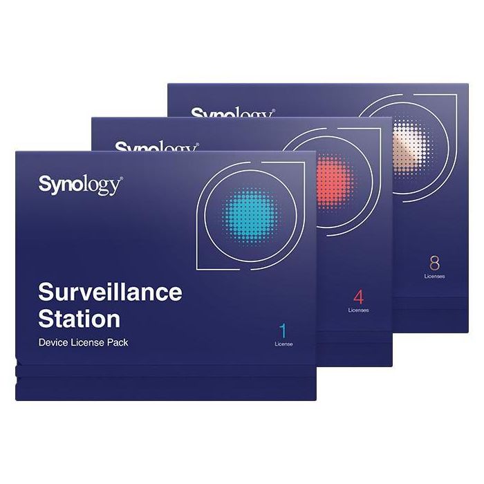 Synology Surveillance Device License Pack / 4 Dispositivos Licencia para Dispositivos de Vigilancia Synology 1