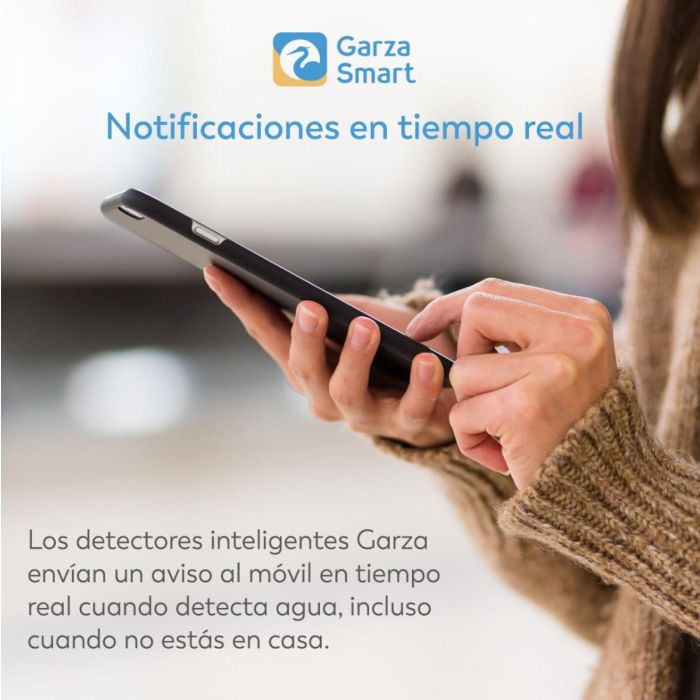 Detector de Seguridad de Inundacion Smart Wifi Garza 401346C 2 Detector de Seguridad de Inundacion Smart Wifi Garza 401346C 2