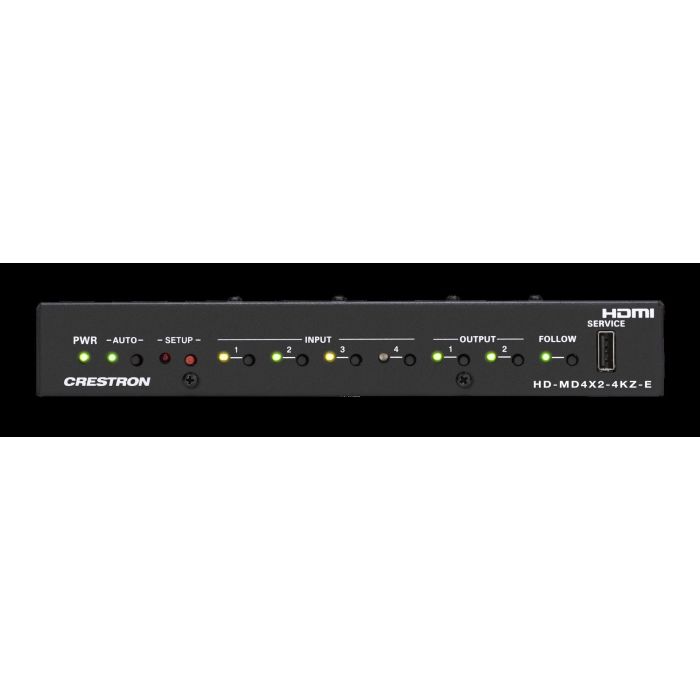 Crestron 4X2 4K60 4:4:4 Hdr Av Switcher (Hd-Md4X2-4Kz-E) 6511307 1