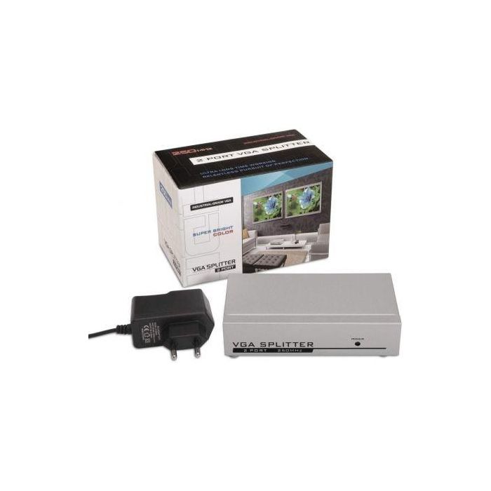 AISENS - SVGA DUPLICADOR PARA 2 MONITORES CON ALIMENTACIoN 2
