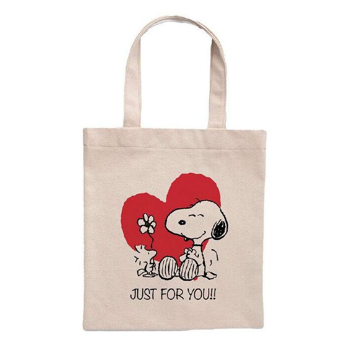 SUNCITY Tote Bag Snoopy Peanuts Just For You 100% Algodón 41x37cm