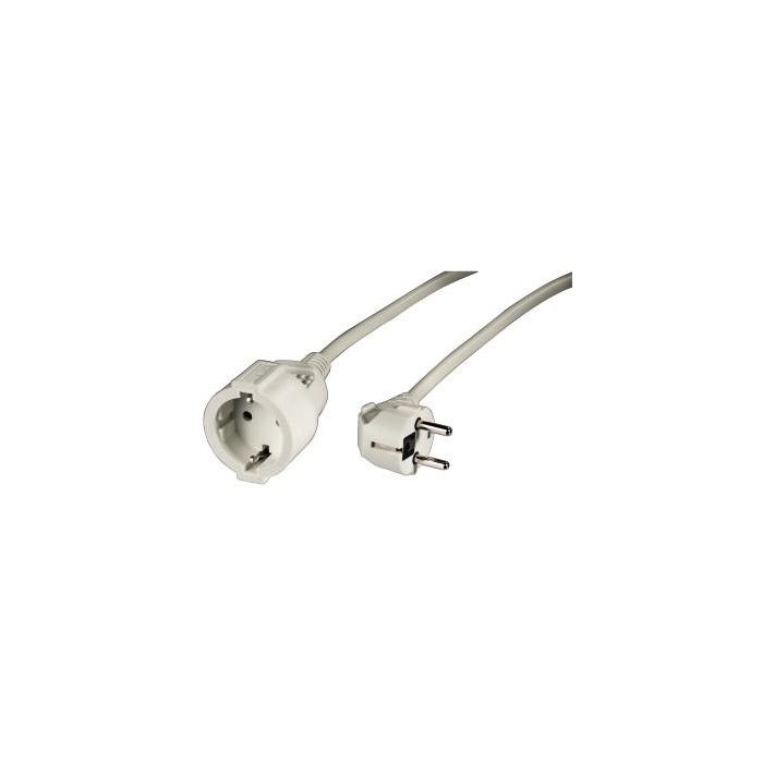 HAMA Cable extension Schucko 3m Blanco