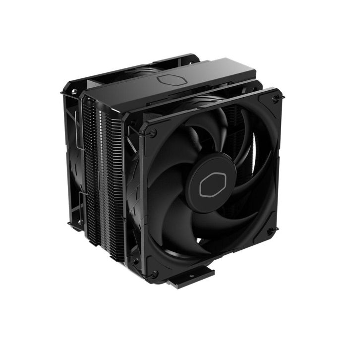 CoolerMaster Hyper 212 Black X Duo Refrigerador Aire CPU Doble Ventilador 12cm LGA 1700 AM4 AM5 Negro 9
