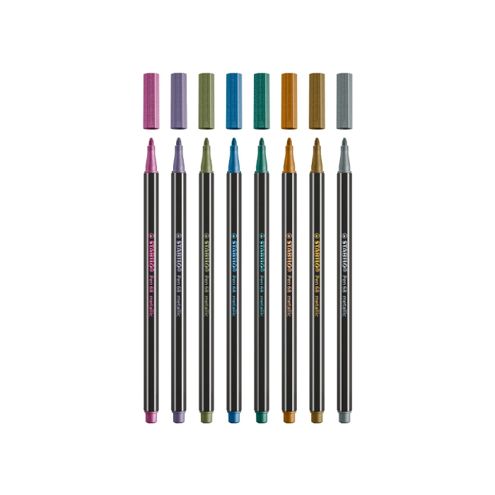 Stabilo Rotulador Pen 68 Metallic Oro Caja 10 Unidades 5