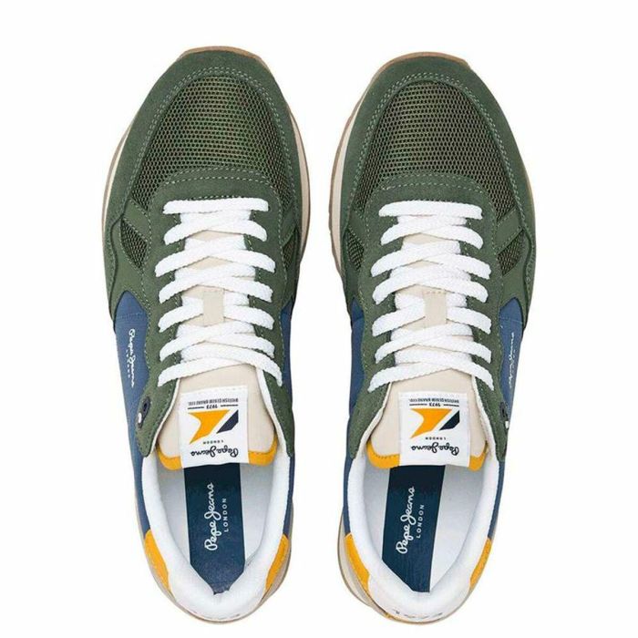 Zapatillas Deportivas Hombre Pepe Jeans Brit Camp Verde 2 Zapatillas Deportivas Hombre Pepe Jeans Brit Camp Verde 2
