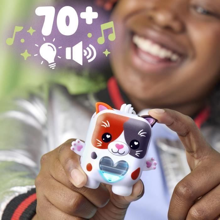 Nano-mals Purrnelope el gatito tricolor, compañero electrónico, más de 70 reacciones, para niños, a partir de 5 años 1 Nano-mals Purrnelope el gatito tricolor, compañero electrónico, más de 70 reacciones, para niños, a partir de 5 años 1
