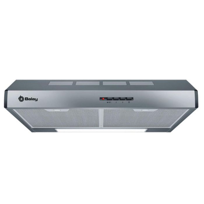Campana Convencional Balay 3BH263MX 60 cm 350 m3/h 72 dB 146W Plateado Acero Campana Convencional Balay 3BH263MX 60 cm 350 m3/h 72 dB 146W Plateado Acero