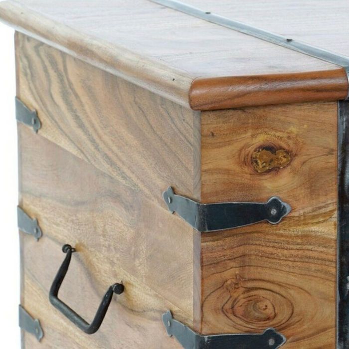 Baúl DKD Home Decor Acacia 100 x 45 x 40 cm 3 Baúl DKD Home Decor Acacia 100 x 45 x 40 cm 3