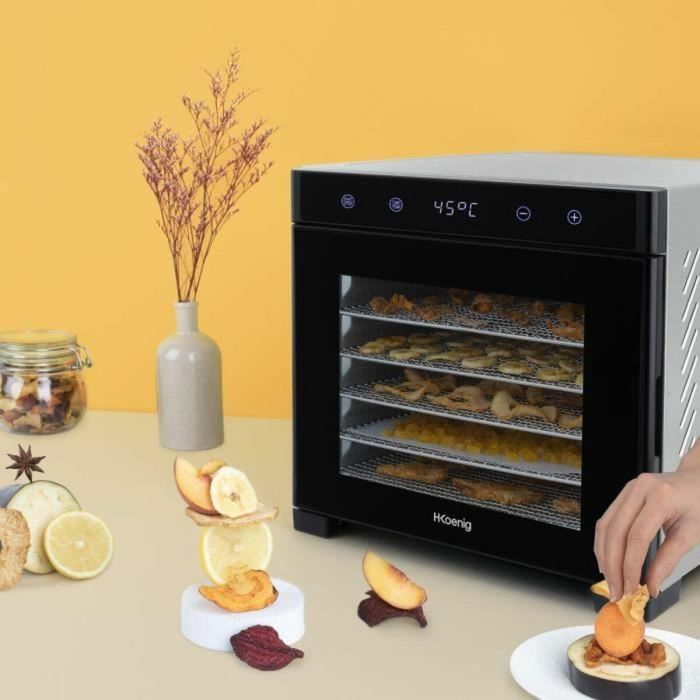 Hkoenig DSY900 - Deshidratador de Alimentos con Temporizador, Temperatura Variable y 650W de Potencia 1 Hkoenig DSY900 - Deshidratador de Alimentos con Temporizador, Temperatura Variable y 650W de Potencia 1