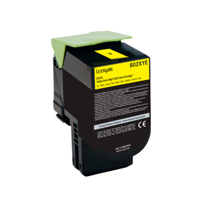 Lexmark 80C2XYE Toner Amarillo Alto Rendimiento 4.000 Páginas para CX510 2
