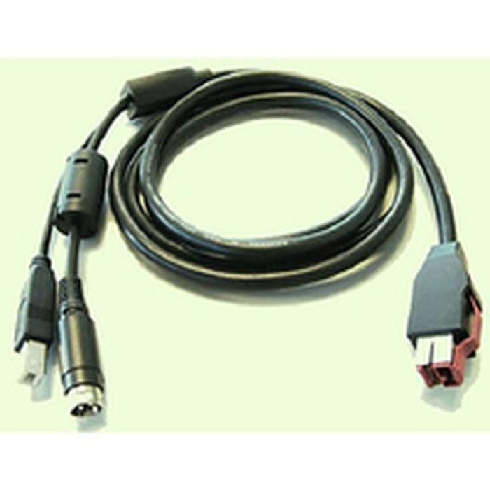 Cable USB HP Cable en Y con alim. USB Negro