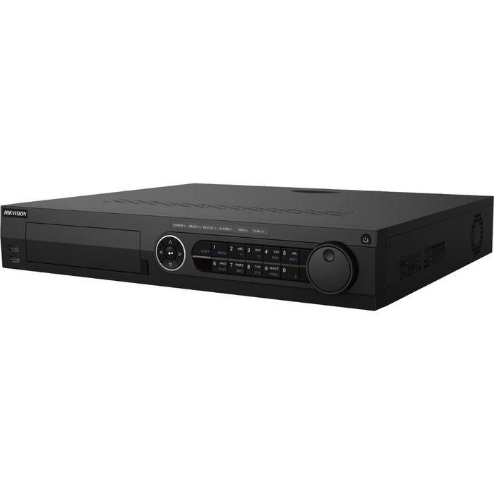 Hikvision Grabador DVR 32 Canales AcuSense 1080p Full HD H.265 Pro+ 4HDD 5 en 1 para Videovigilancia y Seguridad