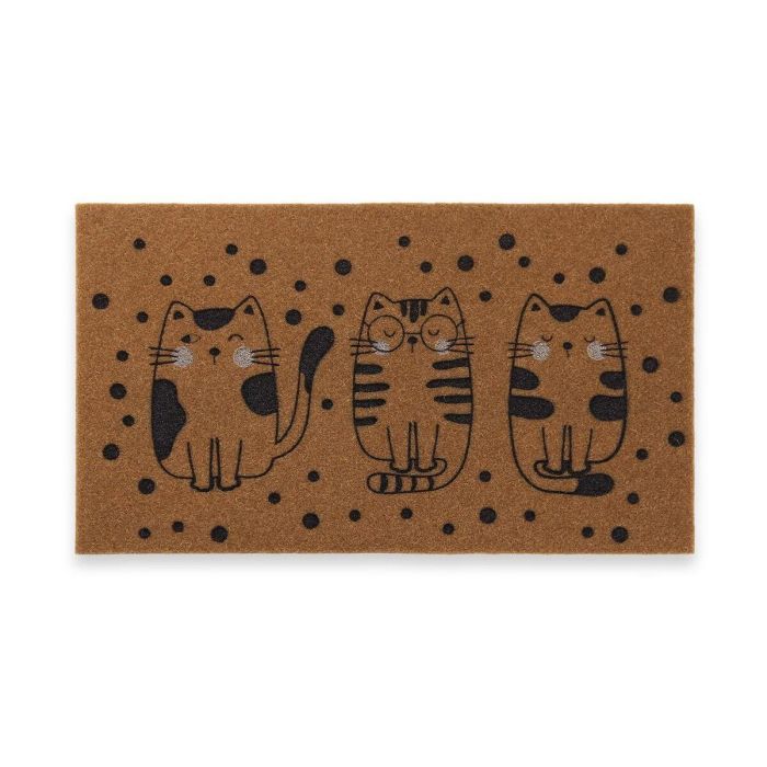 Felpudo Versa Fibra de coco 40 x 2 x 70 cm Gato 0 Felpudo Versa Fibra de coco 40 x 2 x 70 cm Gato 0