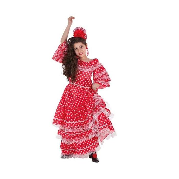 Disfraz infantil sevillana feria t-l 10-12 años Disfraz infantil sevillana feria t-l 10-12 años