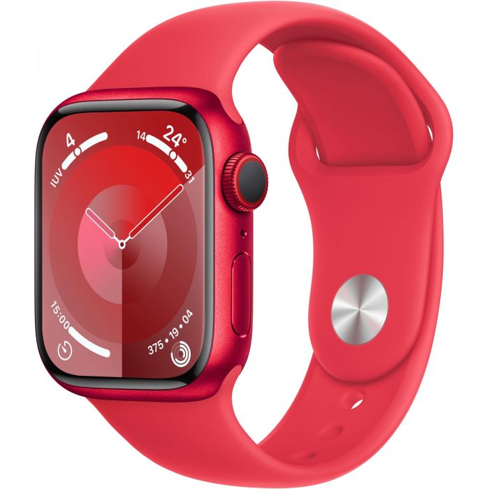 Apple Watch S9 Aluminium Cellular 41mm Reloj Inteligente con GPS, Correa Roja Talla S/M, Pantalla Always-On, Resistencia al Agua 50m 0 Apple Watch S9 Aluminium Cellular 41mm Reloj Inteligente con GPS, Correa Roja Talla S/M, Pantalla Always-On, Resistencia al Agua 50m 0