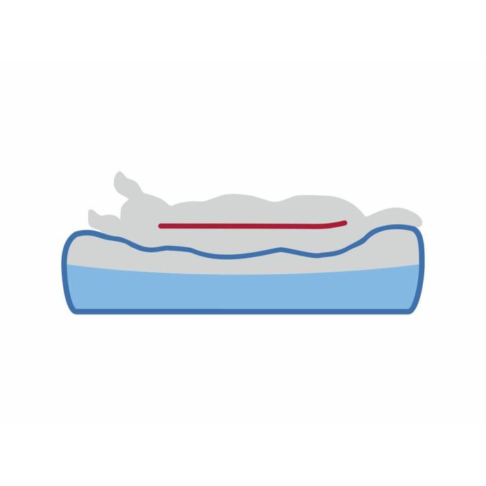 Cama para Perro Trixie Jonna Gris claro 100 x 70 x 70 cm Cueva 2