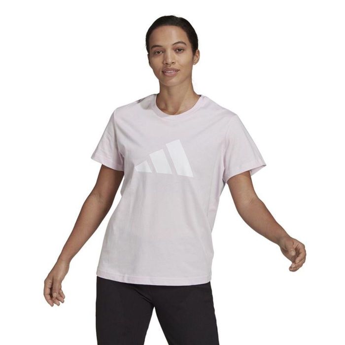 Camiseta de Manga Corta Mujer Adidas HE0304 Rosa (S)