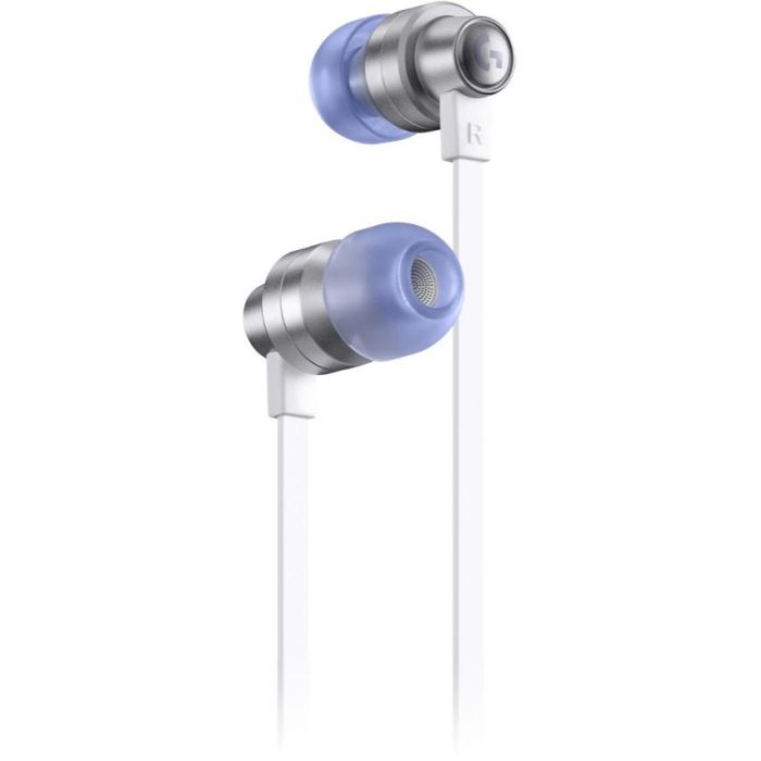 Logitech G G333 Auriculares Intraurales Alámbricos con Micrófono Jack 3.5 mm Blanco - Compatibles con Oculus Quest 2