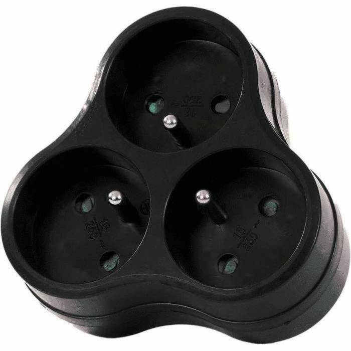GAO AUC1697019306317 Triplite 3x16A Gris Antracita Compatible NF