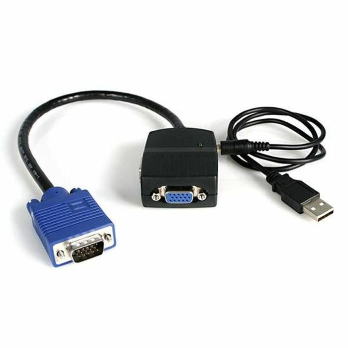 Conmutador VGA con 2 Puertos Startech ST122LE Negro