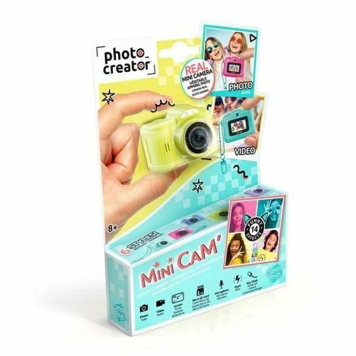 Canal Toys CLK 062 Photo Creator Mini Cámara Digital de Fotos y Vídeos Pro con Llavero y Tarjeta SD de 1 GB Incluida 2