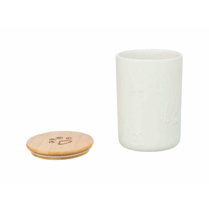 Bote de comida para mascotas Trixie Blanco Ø 13 x 19 cm 4 Bote de comida para mascotas Trixie Blanco Ø 13 x 19 cm 4