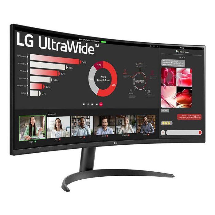 LG 34WR50QK-B Monitor Curvo VA 34" WQHD (3440x1440) 21:9 100Hz 5ms FreeSync HDR10 VESA Negro 3 LG 34WR50QK-B Monitor Curvo VA 34" WQHD (3440x1440) 21:9 100Hz 5ms FreeSync HDR10 VESA Negro 3