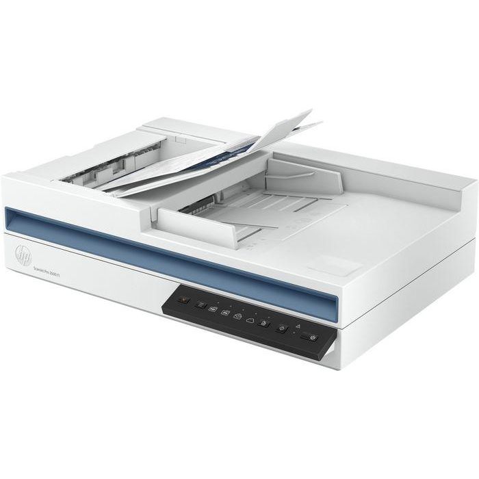 HP Enhance productivity with fast, two-sided scanning, a 60-page ADF, and one-button shortcuts. 3 HP Enhance productivity with fast, two-sided scanning, a 60-page ADF, and one-button shortcuts. 3
