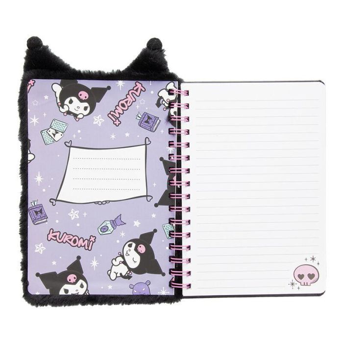 Cuaderno A5 Fluffy Kuromi Hello Kitty 2 Cuaderno A5 Fluffy Kuromi Hello Kitty 2