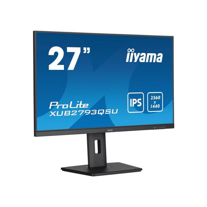 Iiyama Pantalla 27" Ips Wqhd con Soporte Ajustable En Altura y Frecuencia de Actualización de 100Hz 2 Iiyama Pantalla 27" Ips Wqhd con Soporte Ajustable En Altura y Frecuencia de Actualización de 100Hz 2