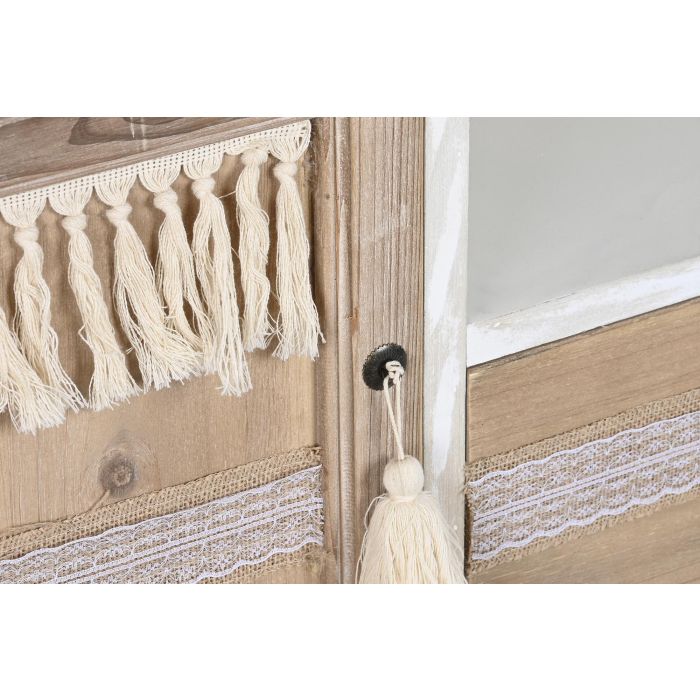 Mueble Tv Boho DKD Home Decor Natural Blanco 40 x 60 x 150 cm 4 Mueble Tv Boho DKD Home Decor Natural Blanco 40 x 60 x 150 cm 4