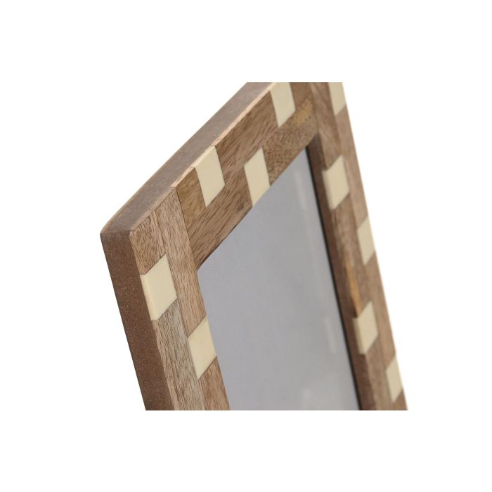 Marco Foto 13X18 Urban DKD Home Decor Natural Blanco 1.8 x 23 x 18 cm 1